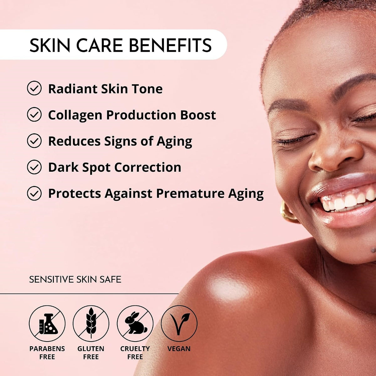 MAELOVE Glow Maker Vitamin C Serum with Vitamin E & Ferulic Acid, 1 fl oz